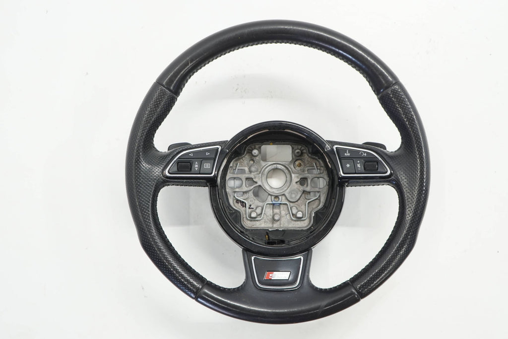 AUDI A6 C7 13R STEERING WHEEL LEATHER MULTI BLADES S-LINE 8X0419091M