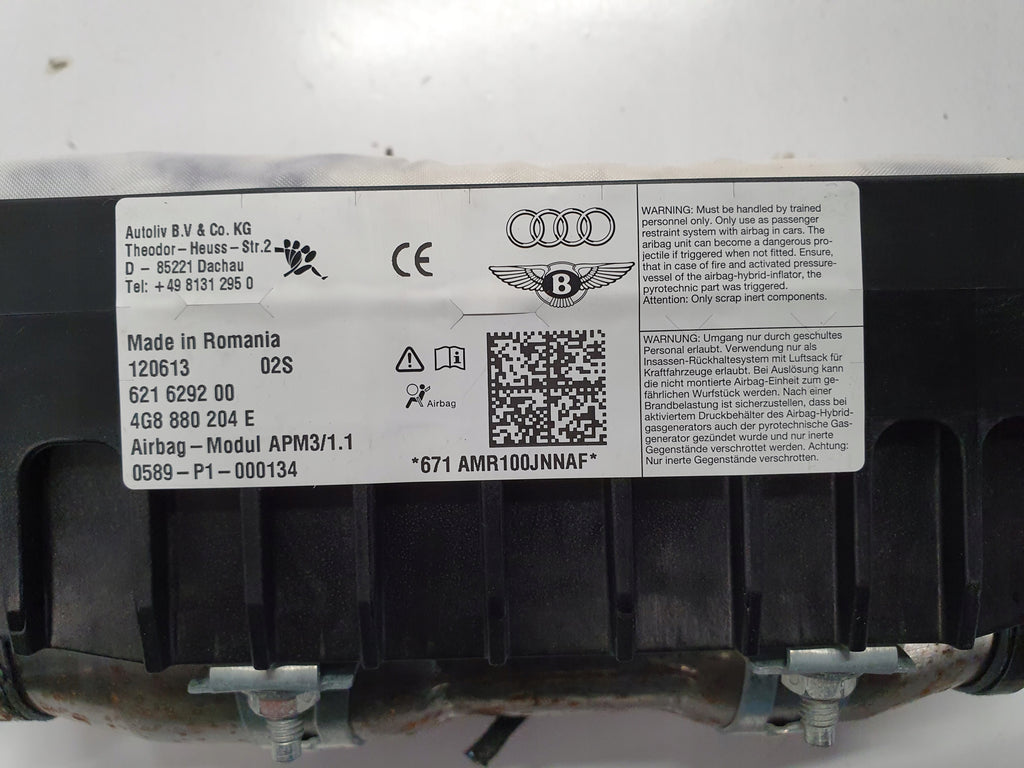 AUDI A6 C7 PASSENGER AIRBAG CUSHION 4G8880204E