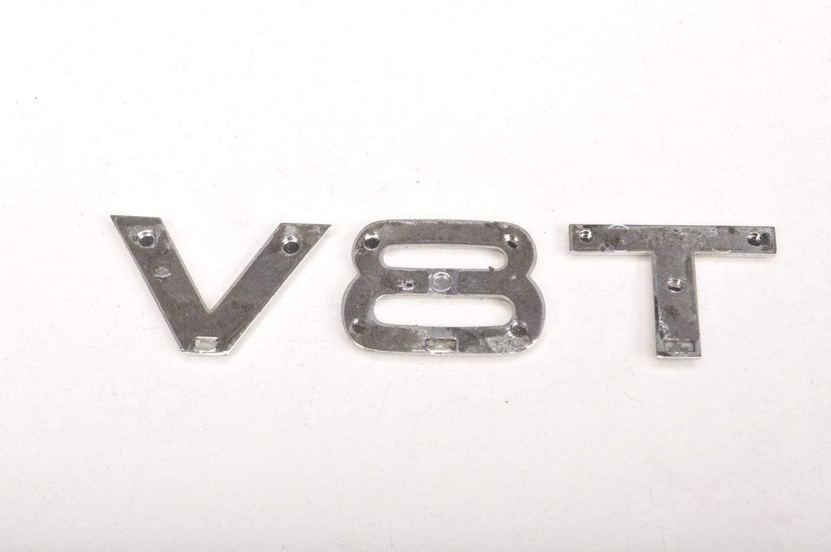 AUDI A8 D4 BADGE LOGO FENDER EMBLEM V8T