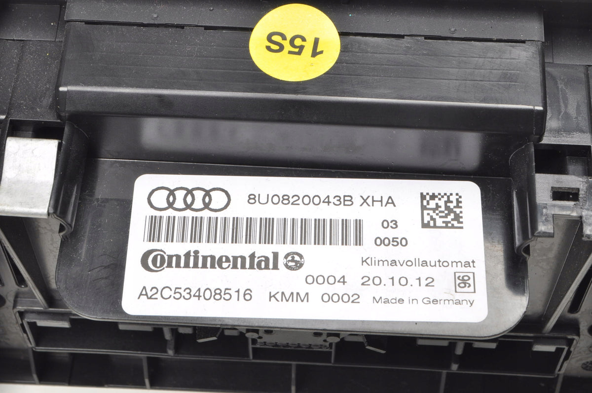 AUDI Q3 AND PANEL AIR CONDITIONING SWITCH 8U0820043B