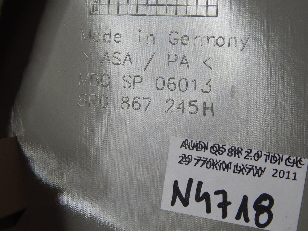 AUDI Q5 8R POST COVER LEFT 8R0867245H