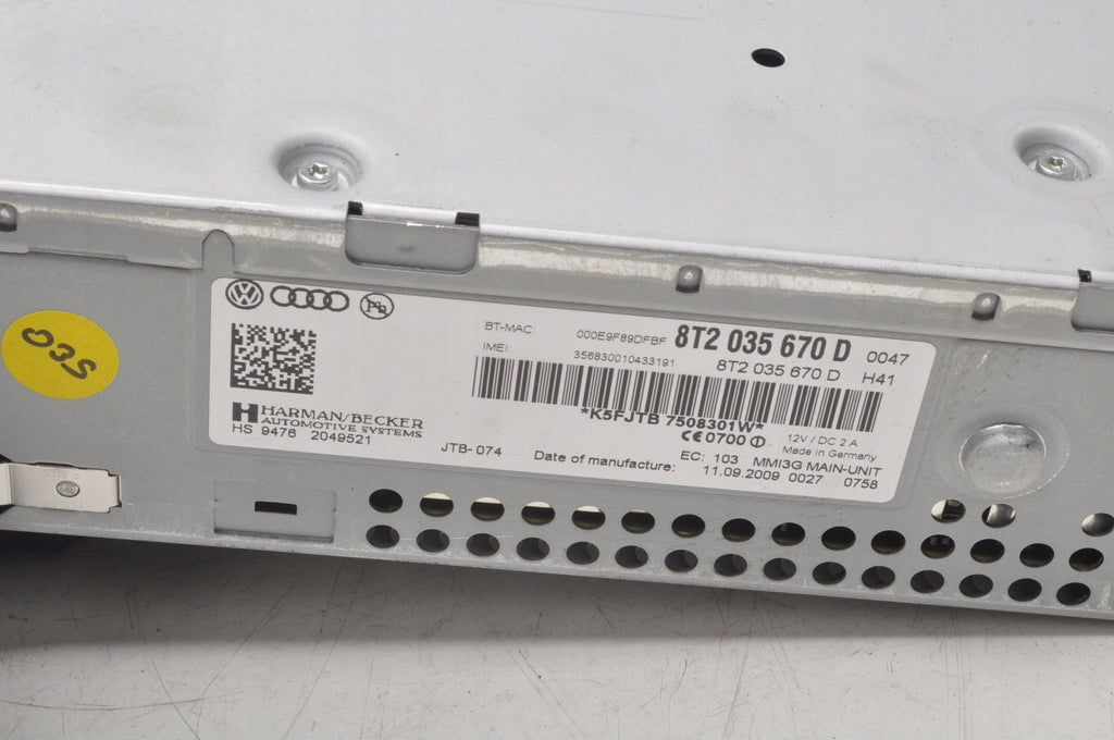 AUDI Q5 NAVIGATION BOARD READER 8T2035670D