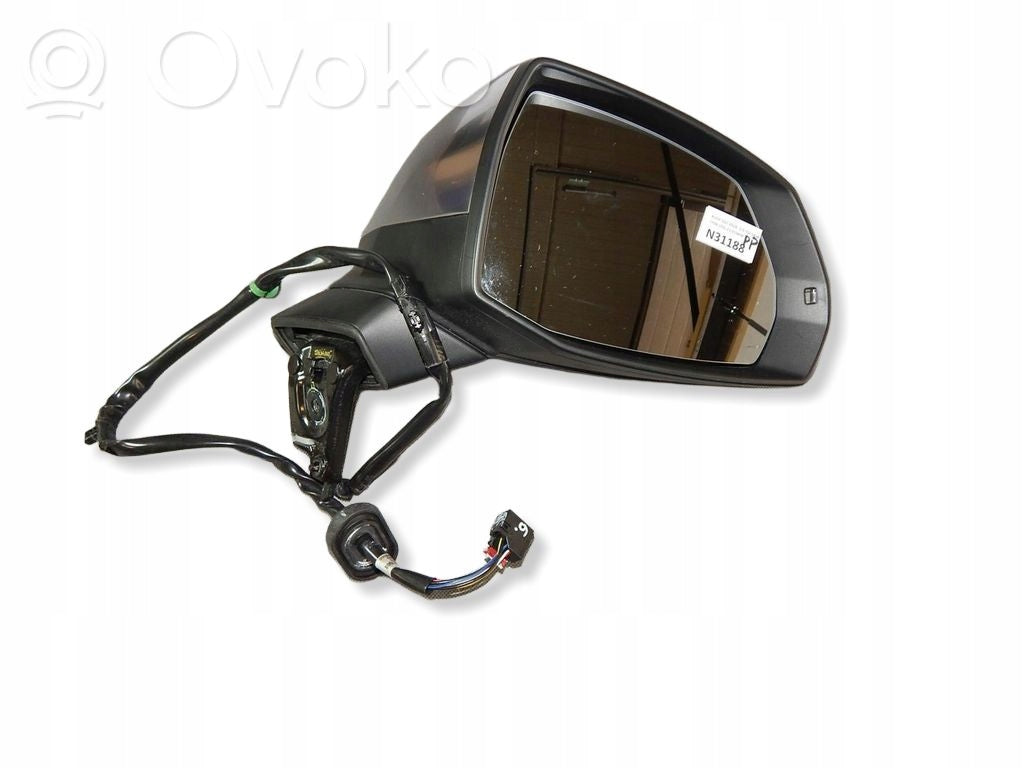 AUDI Q5 SQ5 II FY MIRROR RIGHT CHROME SATIN 6 PIN