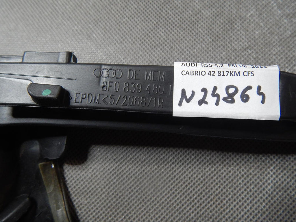 AUDI RS5 8T WINDOW SEAL RIGHT 8F0839480