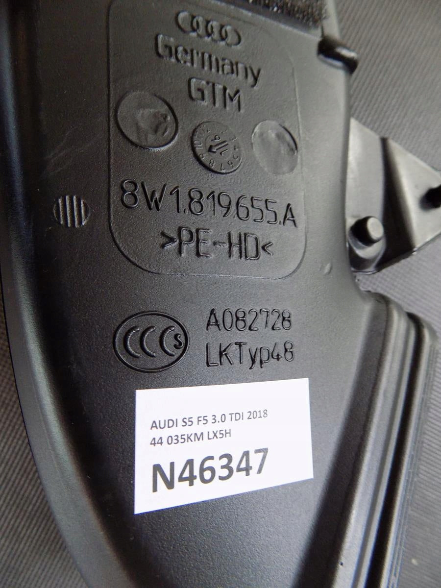 AUDI S5 A5 F5 AIR CHANNEL 8W1819655A