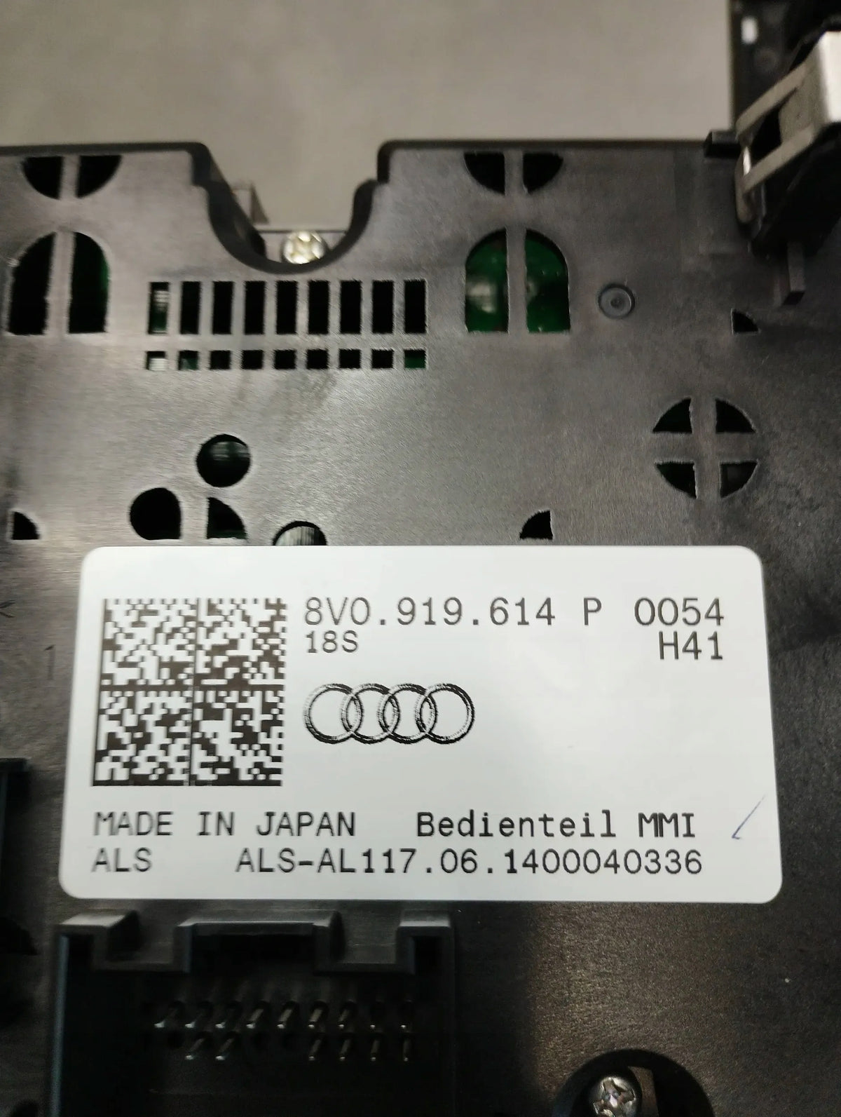 Audi A3 8V MMI Panel 8V0919614P