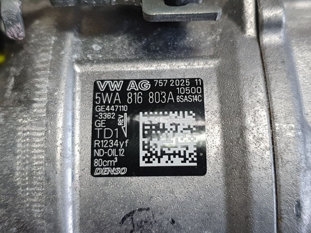 Audi A3 8Y Air conditioning compressor 5WA816803A
