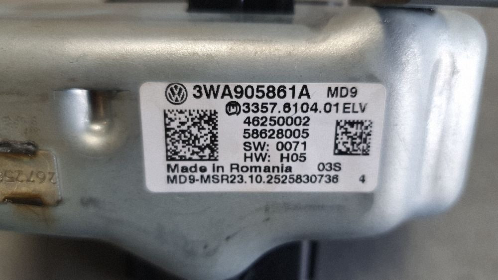 Audi A3 8Y Steering Column Lock 3WA905861A