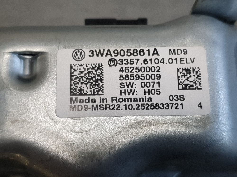 Audi A3 8Y Steering Column Lock 3WA905861A