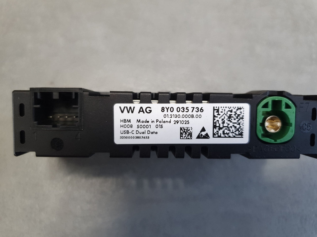 Audi A3 8Y USB port 8Y0035736