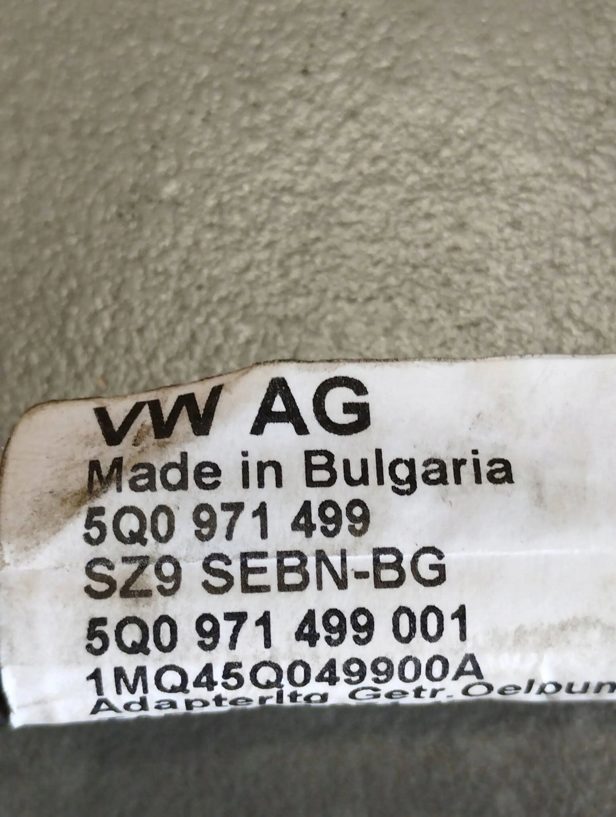 Audi A3 8Y WIRE HARNESS 5Q0971499
