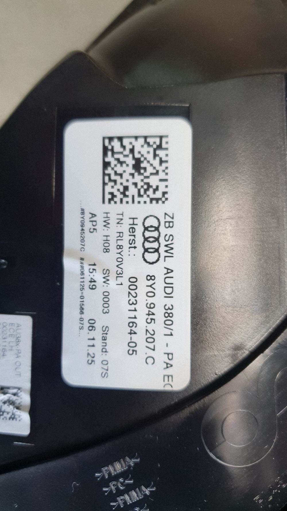 Audi A3 8Y lift Lamp left rear 8Y0945207C