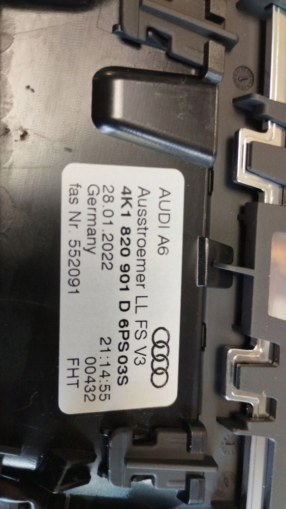 Audi A6 Allroad C8 2022 AIR VENT LEFT 4K1820901D