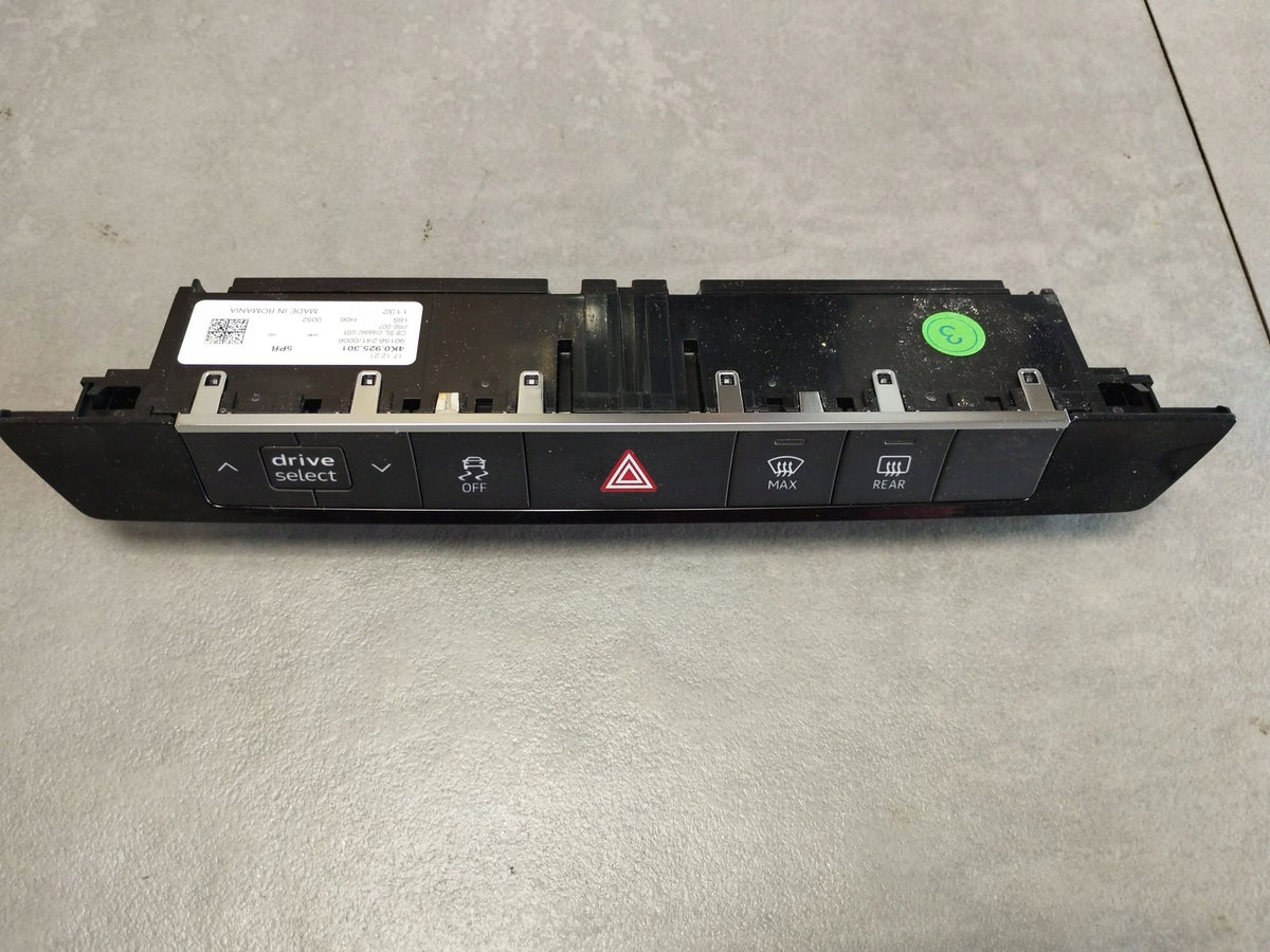 Audi A6 Allroad C8 SWITCH PANEL 4K0925301