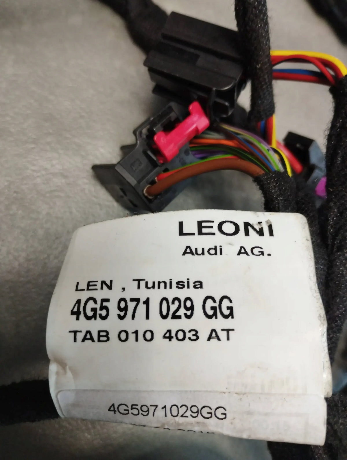 Audi A6 C7 4G DOOR HARNESS LEFT FRONT 4G5971029GG