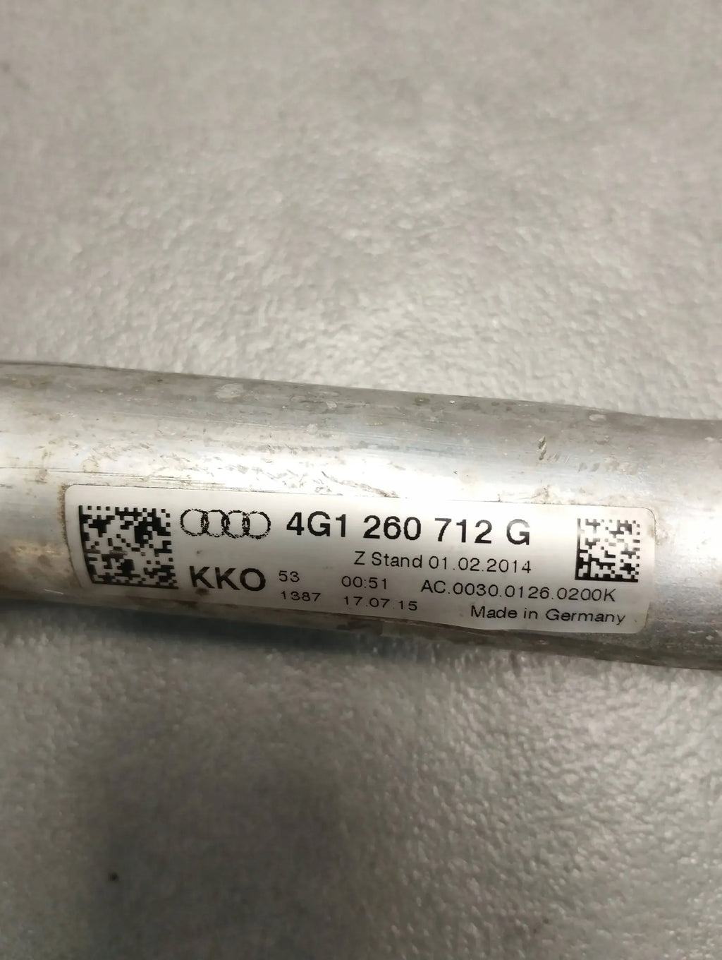 Audi A6 S6 C7 4G AIR CONDITIONING CABLE 4G1260712G