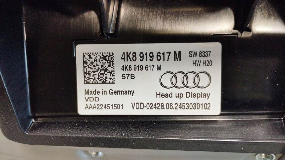 Audi A7 4K HEAD UP DISPLAY 4K8919617M