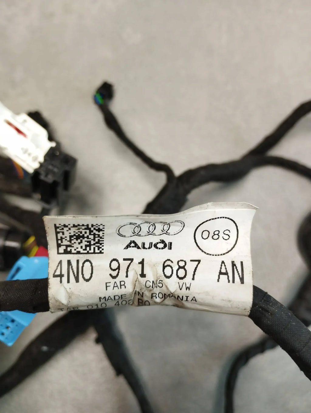Audi A8 4N D5 LONG DOOR HARNESS LEFT REAR 4N0971687AN