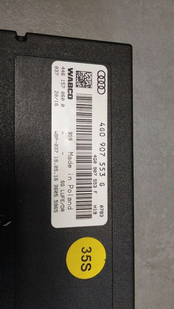 Audi A8 D4 4H SUSPENSION MODULE 4G0907553G