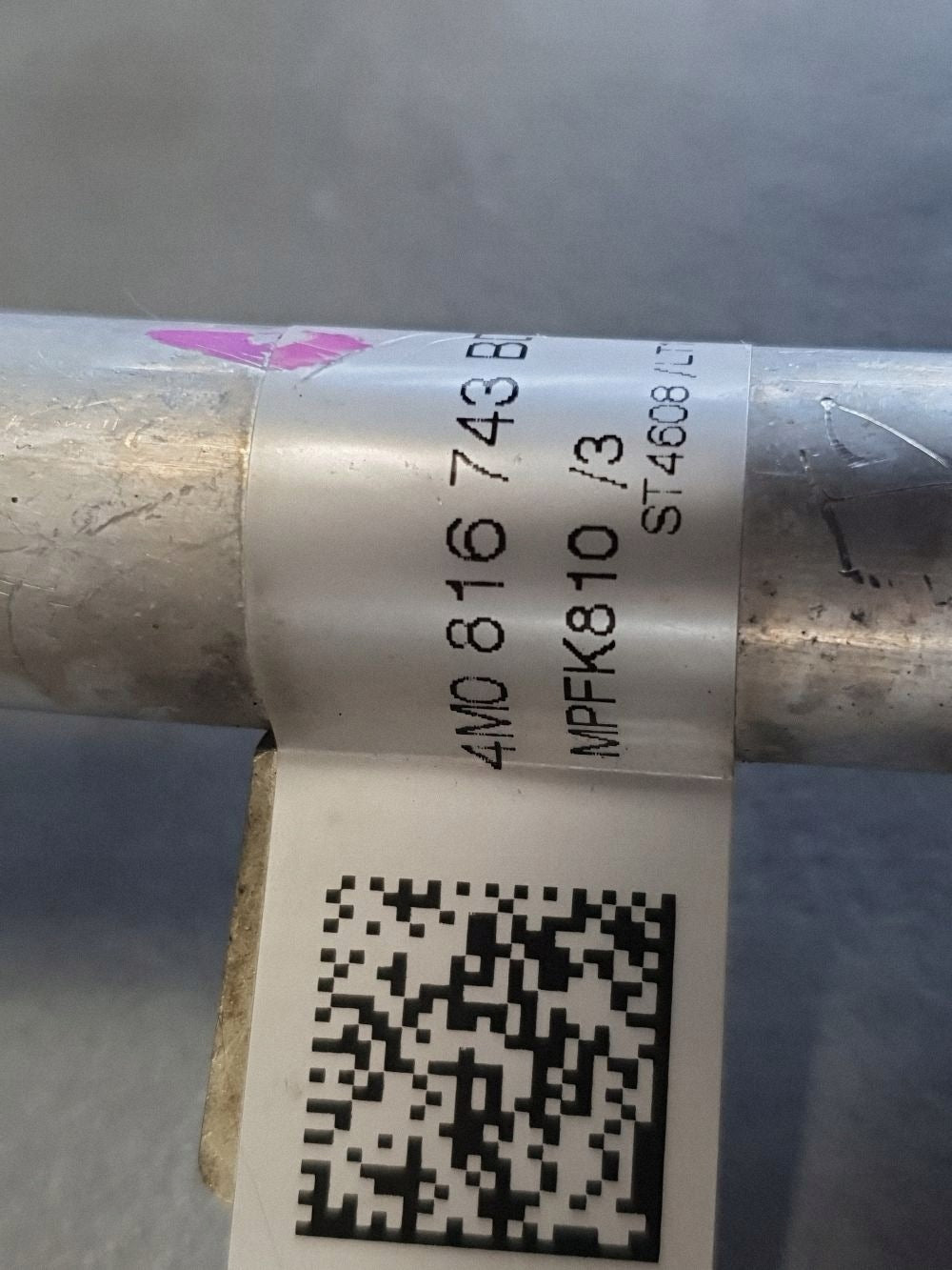 Audi Q7 4M Air conditioning cable 4M0816743BD
