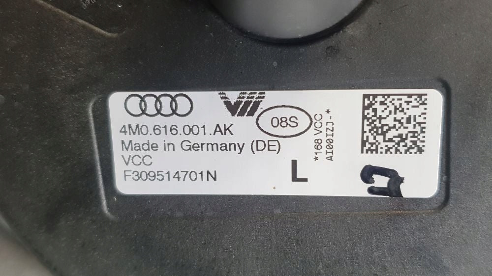 Audi Q8 Airbag bellows left rear 4M0616001AK