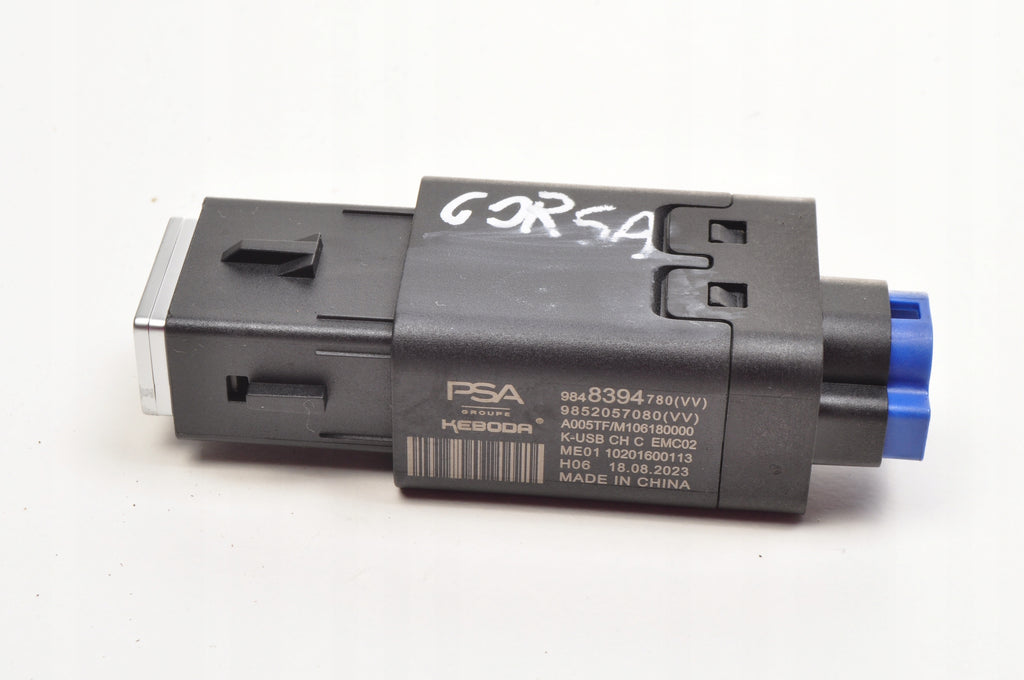 BERLINGO IV ASTRA L JEEP AVENGER OPEL CORSA F USB 9848394780 INPUT