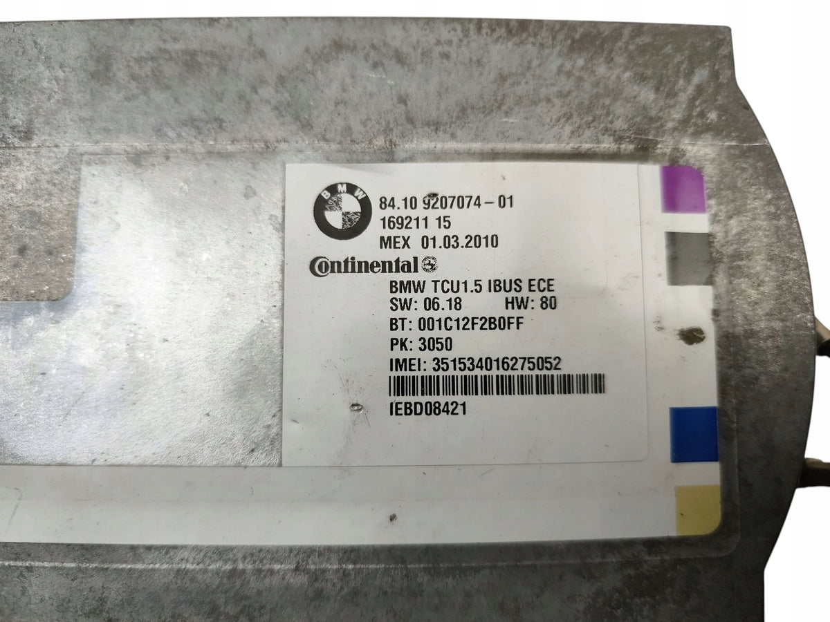BLUETOOTH CONTROLLER MODULE BMW X3 E83 LIFT (2006-2010) 9207074
