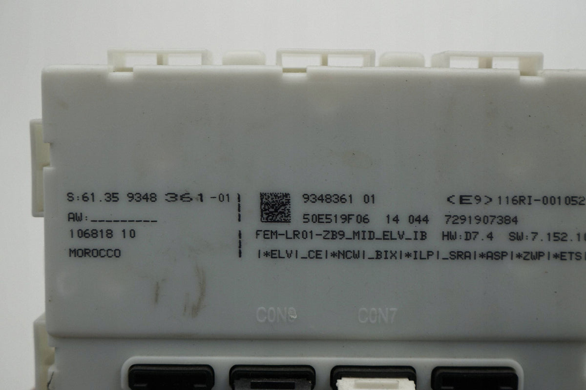 BMW 3 F30 F31 14R 2.0D COMFORT CONTROLLER MODULE 9348361