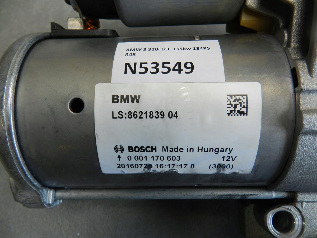 BMW 3 F30 F34 2.0i STARTER 8621839