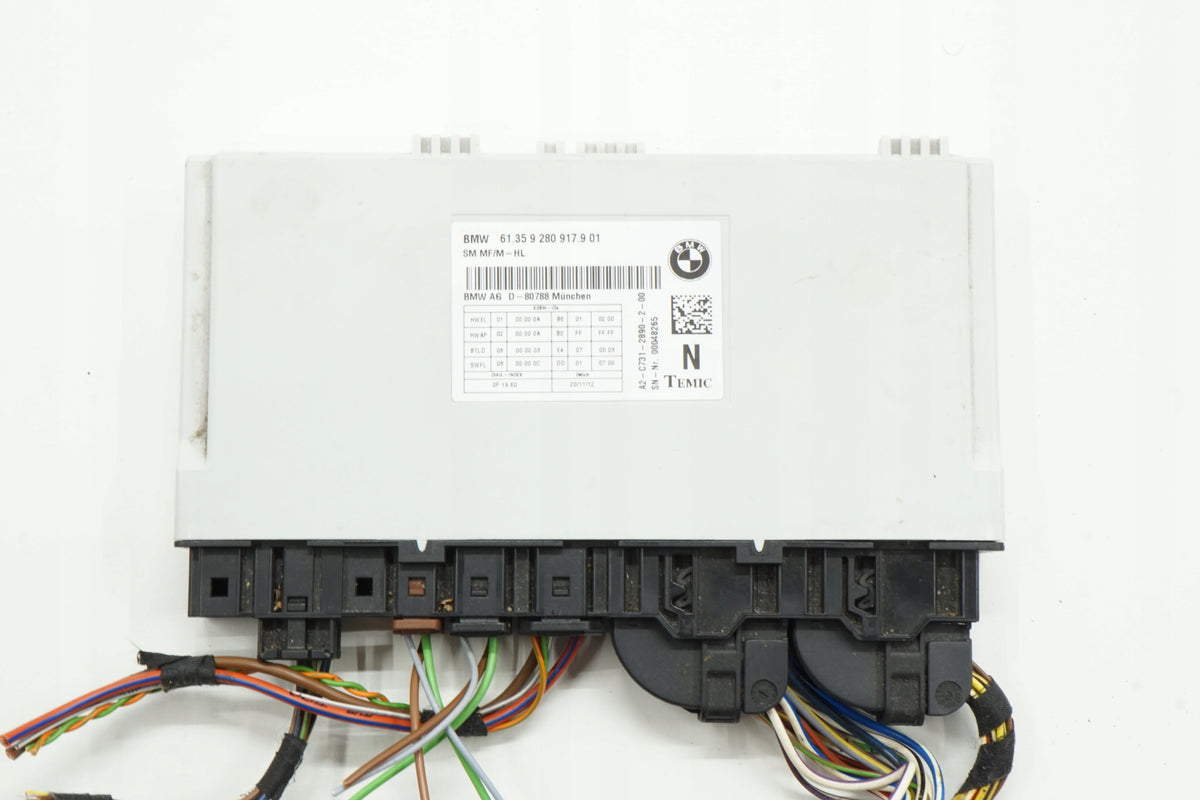 BMW 5 F10 F11 11R SEAT CONTROLLER MODULE 9280917