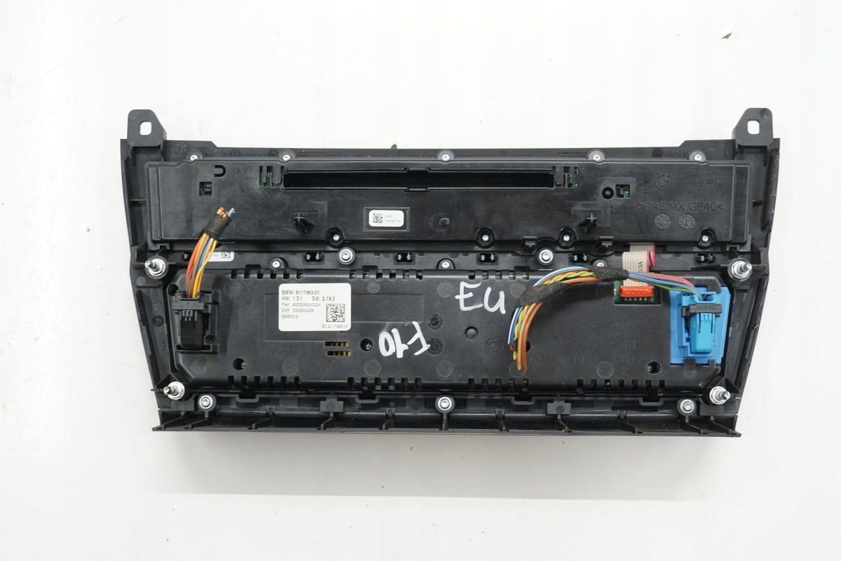 BMW 5 F10 F11 PANEL RADIO AIR CONDITIONING EUROPE HEATED SEATS 9117963