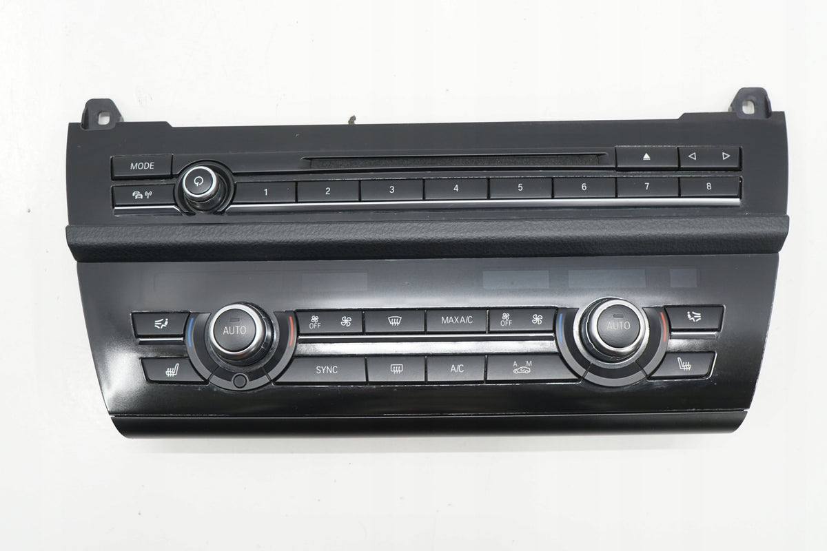 BMW 5 F10 F11 PANEL RADIO AIR CONDITIONING EUROPE HEATED SEATS 9117963