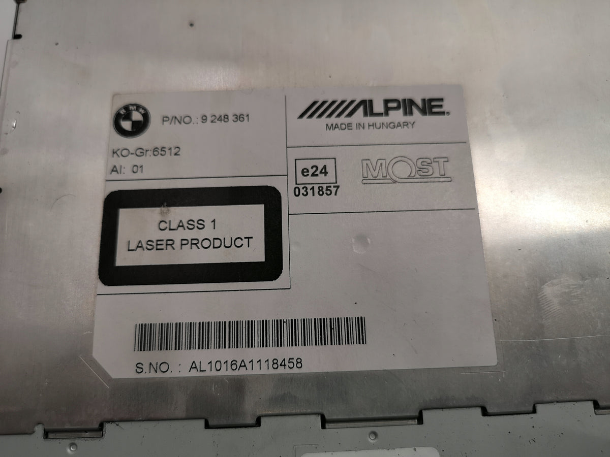 BMW 5 F10 F11 RADIO NAVIGATION READER 9248361