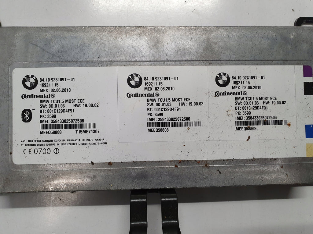 BMW 5 GT F07 BLUETOOTH MODULE 9231091