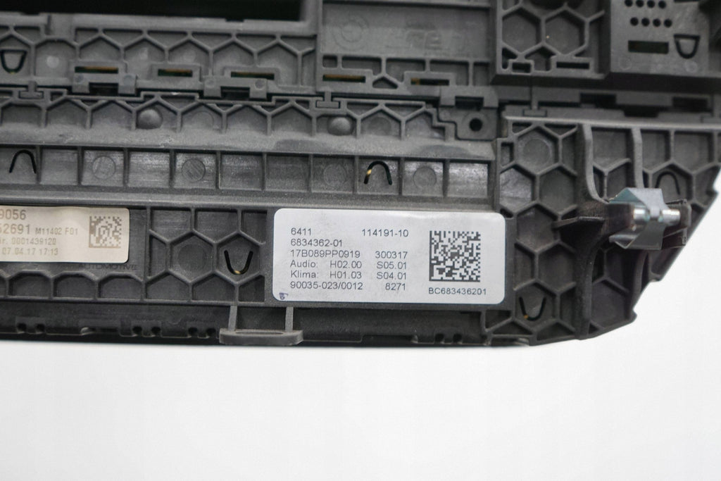 BMW 7 G11 G12 17R AIR CONDITIONING PANEL AIR CONDITIONING 6834362