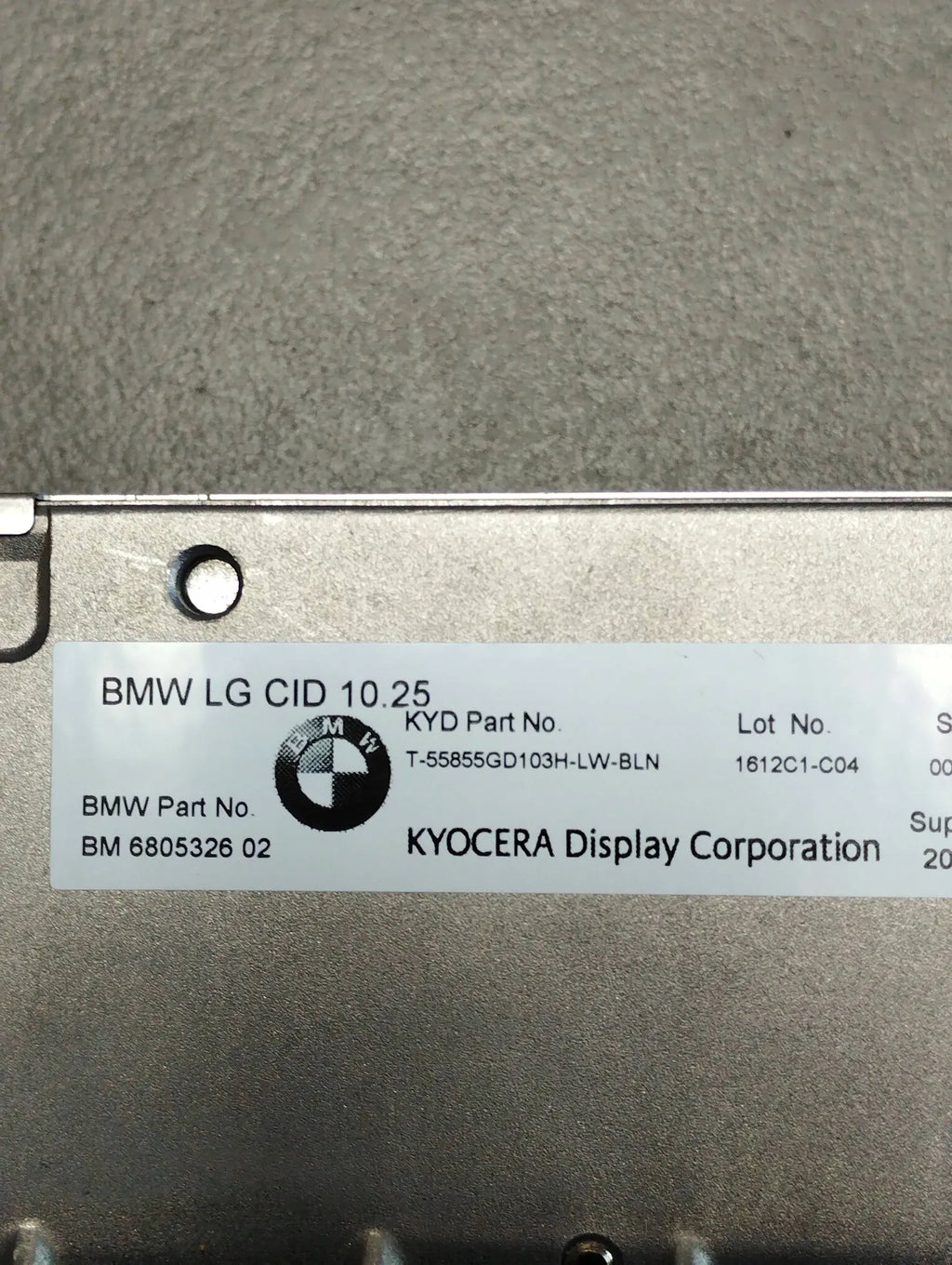 BMW 7 G11 G12 NAVIGATION DISPLAY 6805326