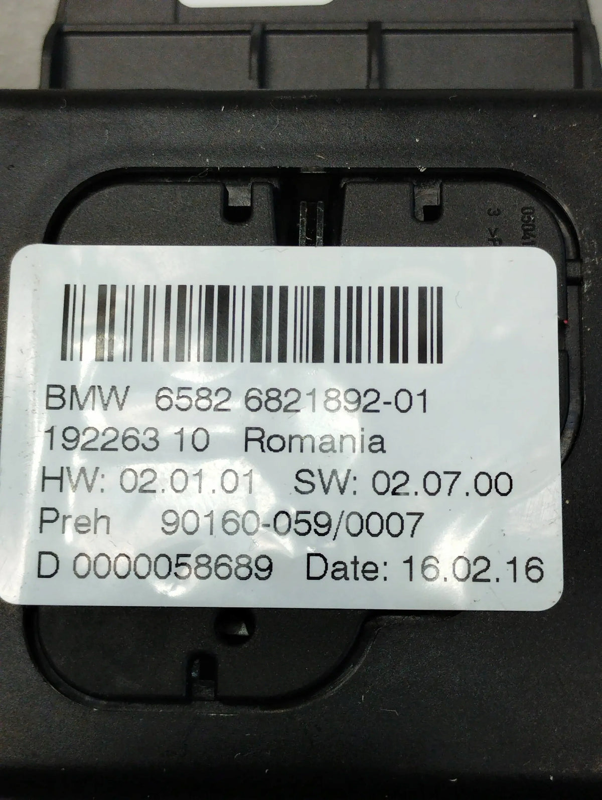 BMW 7 G11 IDRIVE 6821892 CONTROLLER