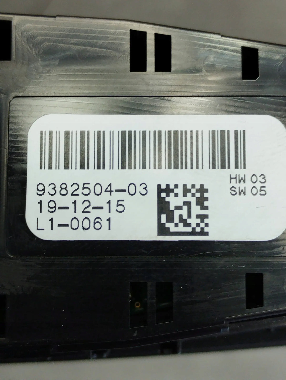BMW 7 G11 ROLLER SHUTTER WINDOW SWITCH LEFT REAR 9382504