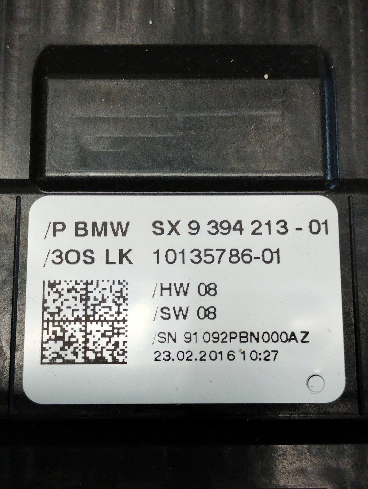 BMW 7 G11 VENTILATION TOUCH MODULE 9394213