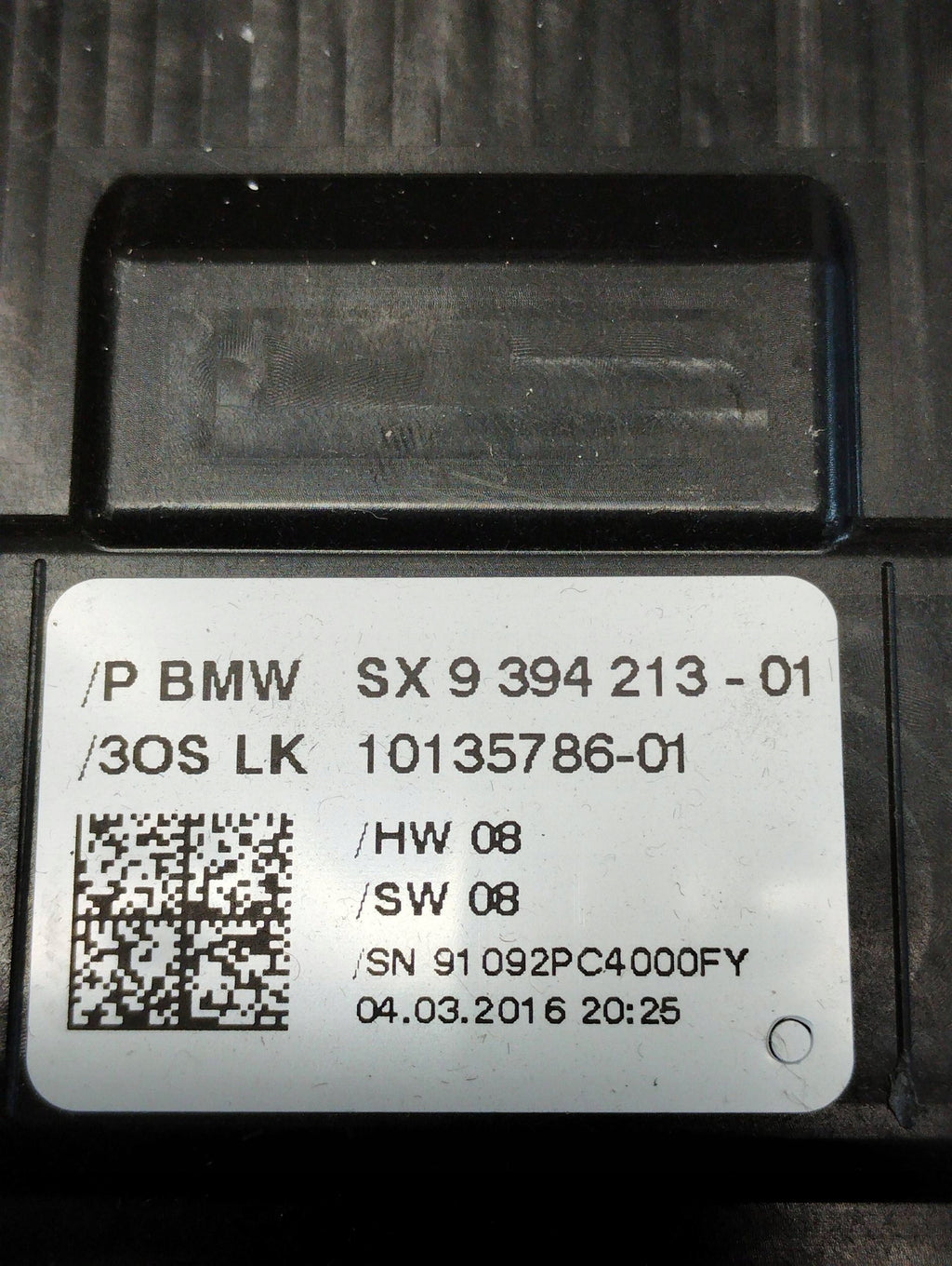 BMW 7 G11 VENTILATION TOUCH MODULE 9394213
