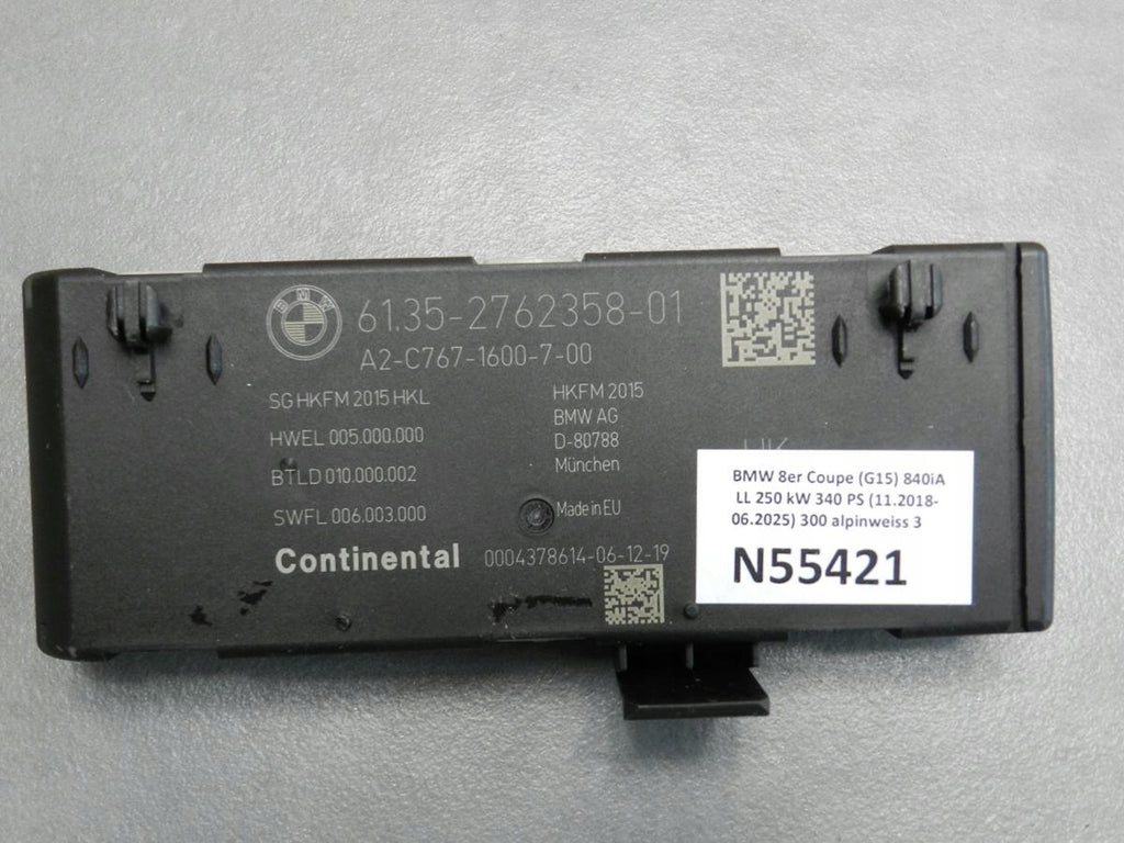 BMW 8 G15 FLAP CONTROLLER MODULE 2762358