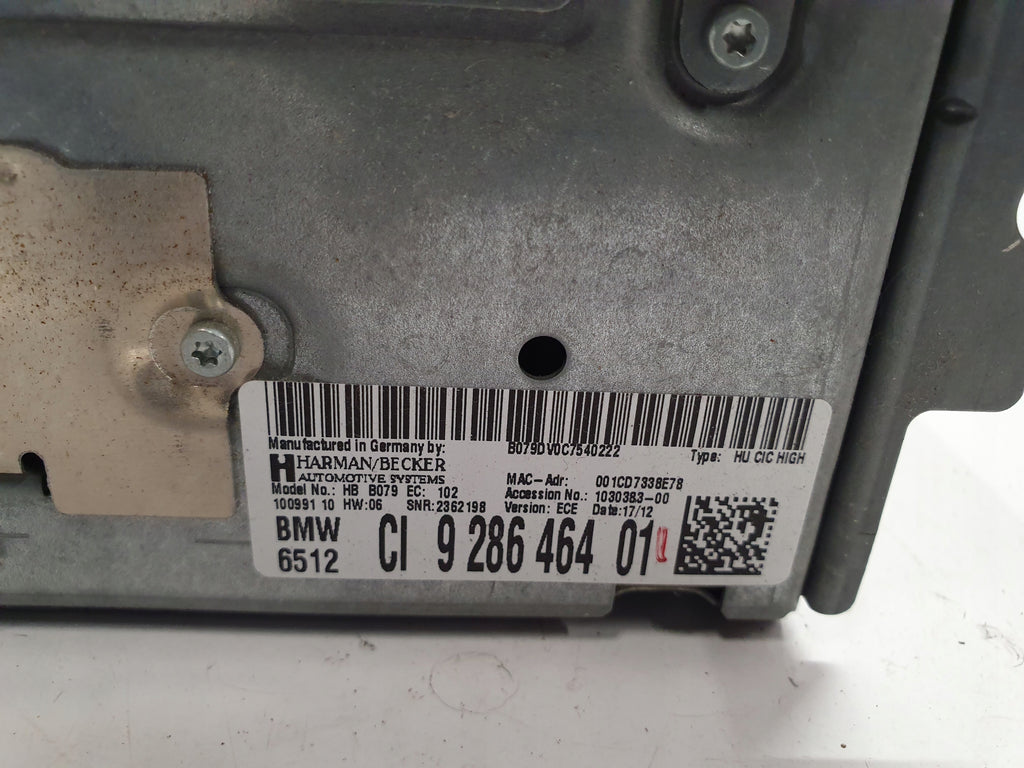 BMW F30 F31 RADIO CD NAVIGATION 9286464