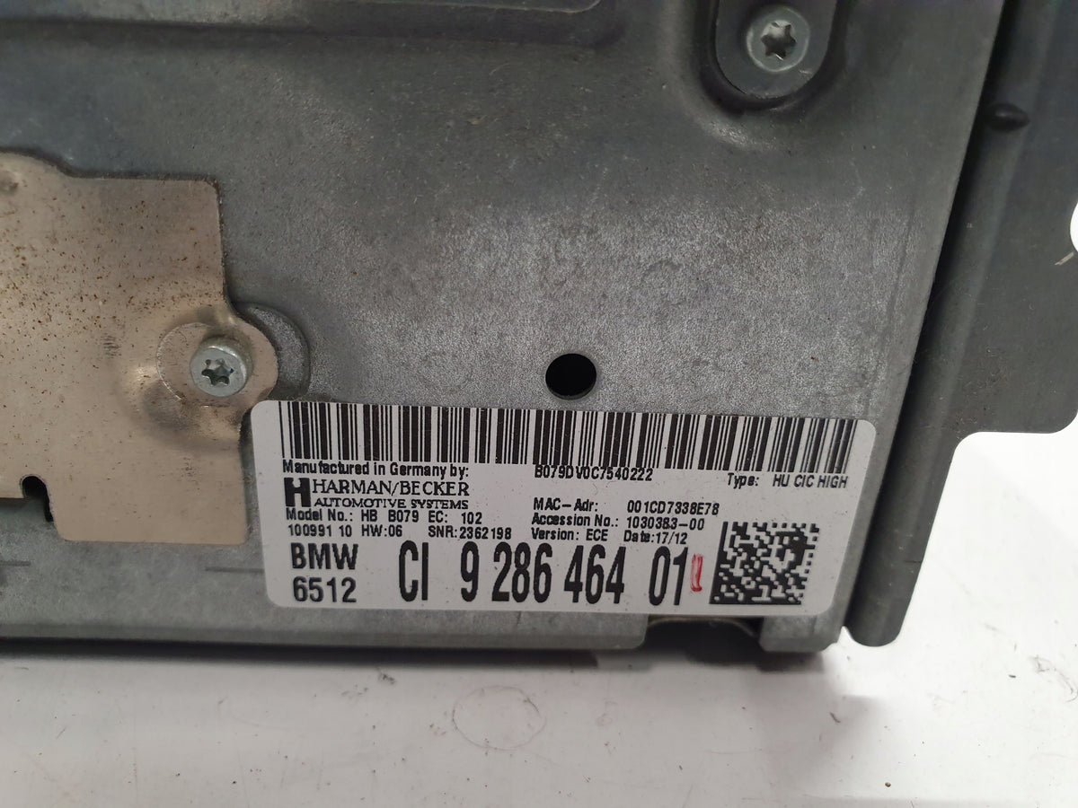 BMW F30 F31 RADIO CD NAVIGATION 9286464