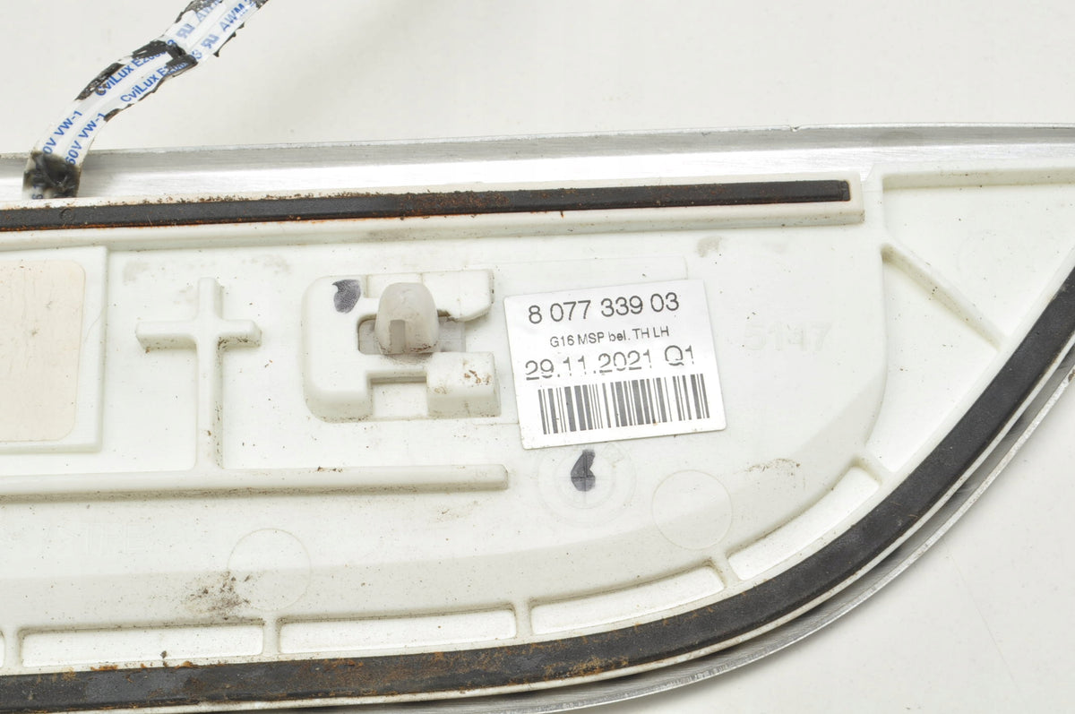 BMW G16 THRESHOLD OVERLAY LEFT REAR M-PACKAGE 8077339