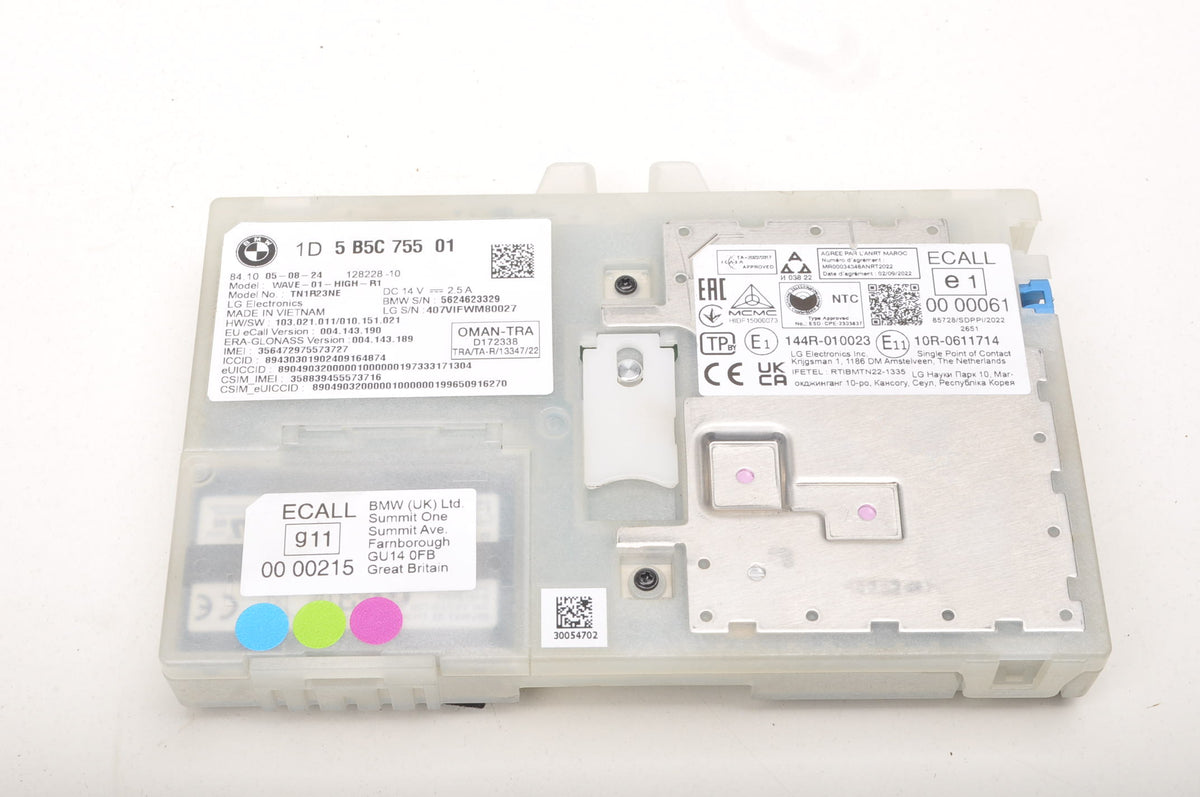 BMW G20 G21 U06 TELEMATIC CONTROLLER MODULE 5B5C755