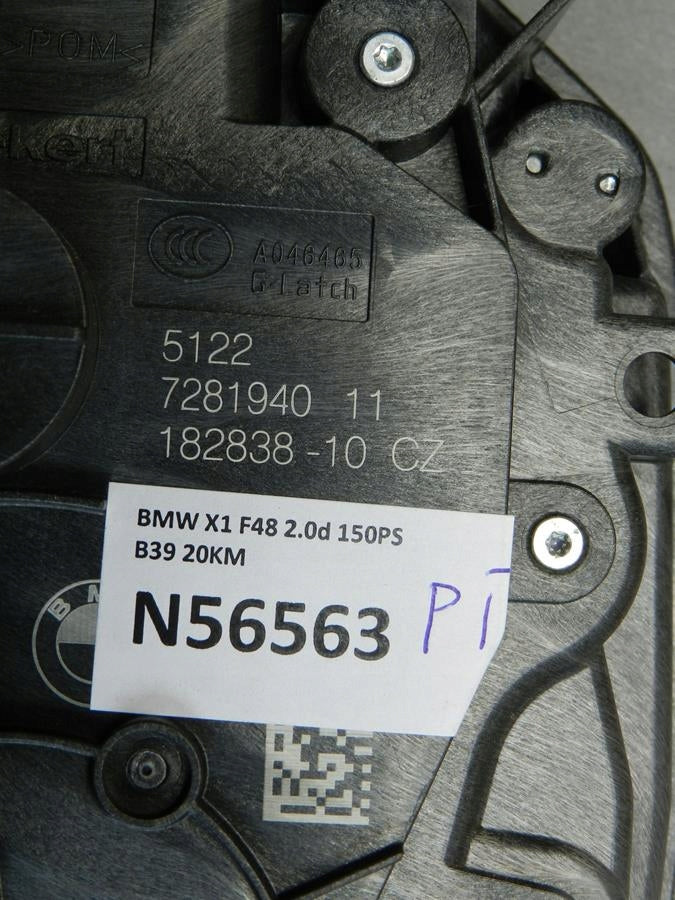 BMW X1 F48 LOCK RIGHT REAR 7281940