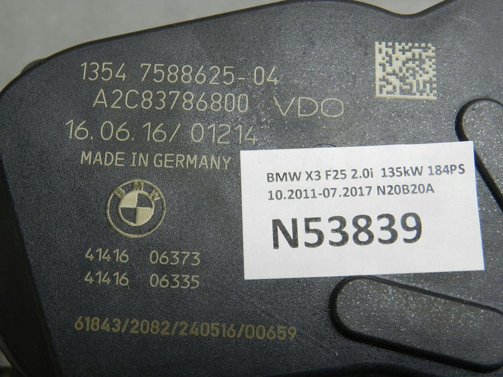 BMW X3 F25 2.0i THROTTLE 7588625
