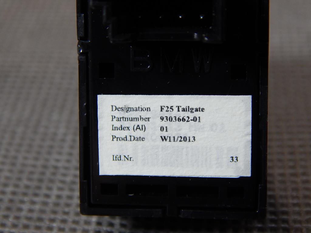 BMW X4 F26 FLAP OPENING SWITCH