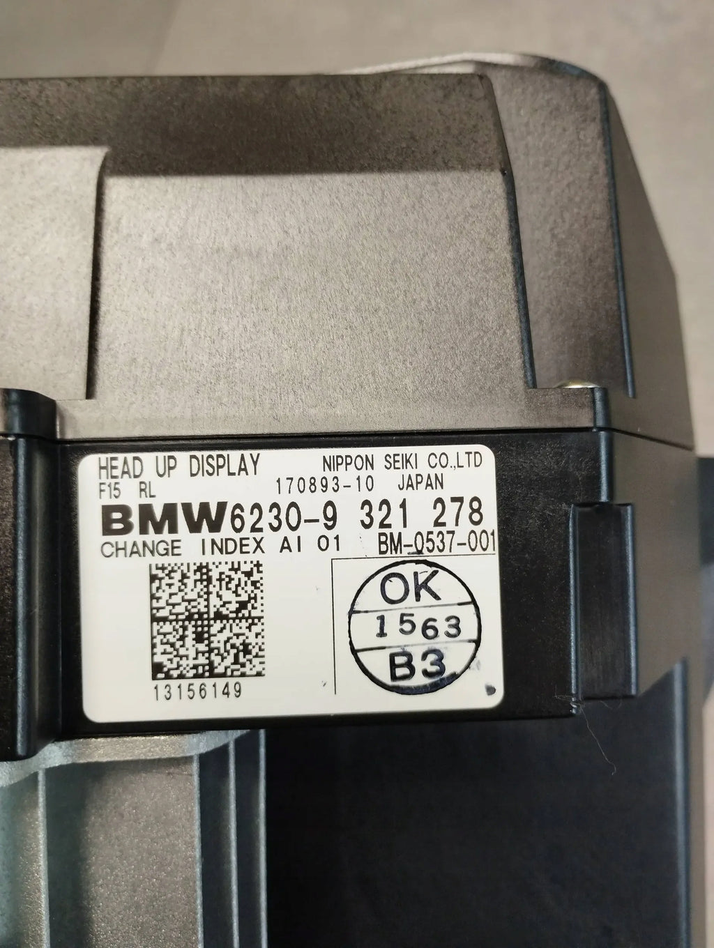 BMW X5 F15 DISPLAY HEAD UP 9321278 ENGLISH