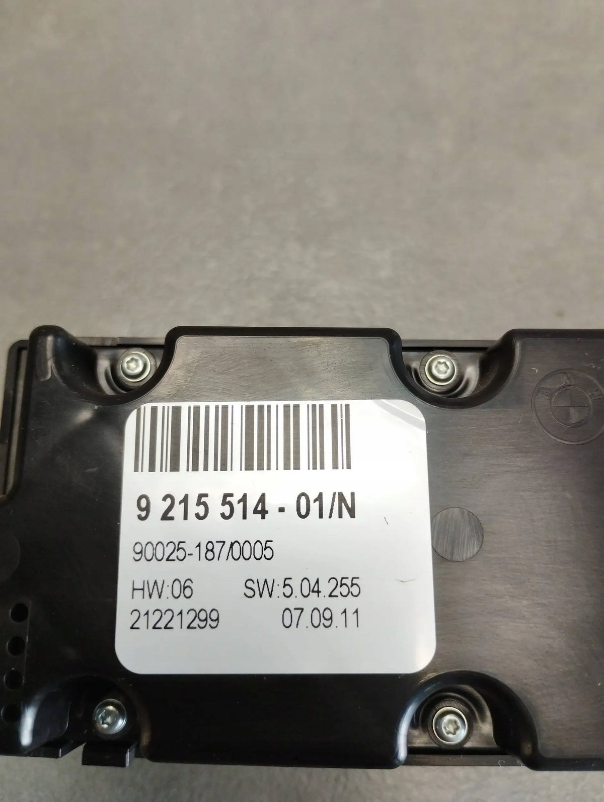 BMW X6 E71 AIR CONDITIONING PANEL REAR 9215514